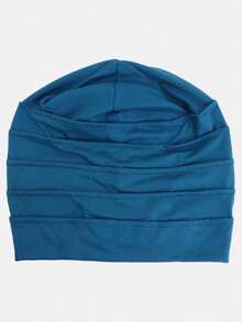 2pcs Women's Headscarf Hats, Postpartum Beanie, Chemotherapy Cap, Sleeping Cap, Hair Protection Soft Hat, Suitable For Daily Use - Multicolor - View 5