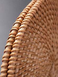 1pc/5pcs Round Woven Rattan Heat-Resistant Coasters, Heat-Resistant Pot Mats, Suitable For Kitchen And Dining Room. Wooden Storage Tea Set Accessories, Suitable For Valentine's Day, Wedding, Birthday And Other Occasions. - Multicolor - View 6