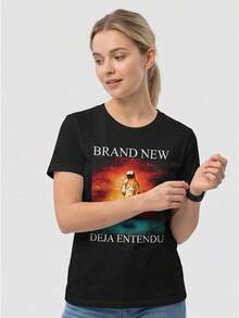 Men T-Shirts - 黑色 - 查看 2