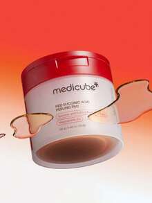Medicube 紅色琥珀酸去角質棉片 2024,細緻肌膚紋理與提亮,舒緩保濕,溫和適用於所有膚質,長效保濕,K-Beauty,韓國彩妝,Olive Young,禮品 155g/5.46 Oz.*70片 - 70pads - 查看 8