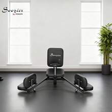 SOOZIER Split Machine, 180° Adjustable Leg Stretcher Machine With Handwheel, Heavy Duty Leg Stretching Equipment For Flexibility, Home Gym Fitness, Yoga And Dance, Black - Black - View 3
