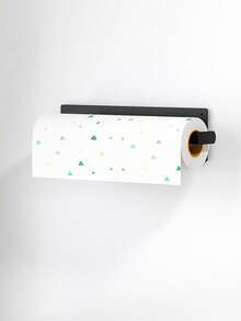 1/2pcs Magnetic Paper Towel Holder, Suitable For Refrigerator, Washing Machine And Microwave - Space-Saving Design, Easy To Remove And Install, Kitchen & Bathroom Accessories - Multicolor - View 9