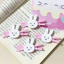 MIFFY Offizielle süße Kawaii Cartoon Kaninchen Haarspangen japanischer Ins Stil süß mädchenhaft Seitenpony Haare 2026 viral Tk Ins Limited Edition - Verschiedenfarbig - Übersicht 7