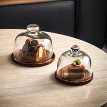 WGROOM 2pcs (1 Plate 1 Lid) Food Storage Plate Decorative Plate Storage Plate Living Room Dining Room Kitchen Cake Plate Breakfast Tray For Grains Candy Cookies Bread Suitable For Home, Party, Restaurant, Camping, Picnic, Wedding Celebration, Party Service Tray - Multicolor - View 2