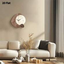 Back To School Season Luxury High-End Natural Stone Decorative Wall Clock, Ultra-Quiet Quartz Movement, No Ticking Sound, Suitable For Decorating Living Room, Bedroom, Office, Kitchen And Cafe, Perfect Decorative Gift For Friends And Family, Can Be Used For Room Decor, Bedroom Decor, Dorm Decor, Back To School Decor, School Surprise, School Opening Season, Wedding Decor, Friend Birthday Gift, Home Decor And School Supplies - Wall Clock - View 11