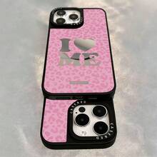 Casing Ponsel Anti Guncangan Motif Leopard Warna Pink Lembut Kreatif Baru, Kompatibel dengan Apple 17 Pro Max/17 Air/16 Plus/16 Pro Max/16/15/15 Pro Max/14 Pro Max/14 Plus/13/12 Pro/11/XR/IX/Phone Case - MultiWarna - View 2