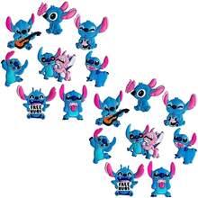 Disney Cartoon Theme Toy Cowboy Racing Stitch Clog Shoe Charms, Cute Decorative Stickers For Children's Fashion Personalized Shoe Surface Decoration Accessories - Multicolor - View 11