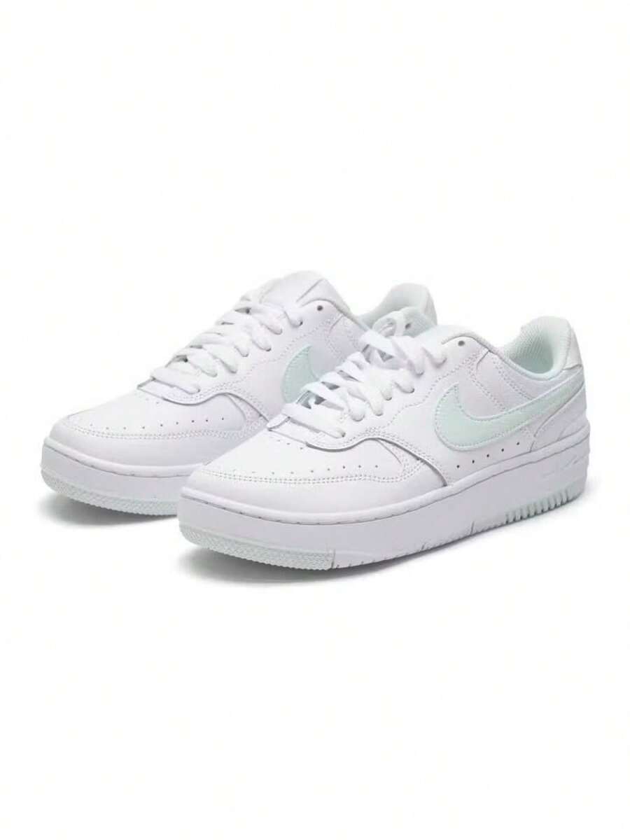 Nike 新款GAMMA FORCE輕盈透氣低幫休閒耐磨女子板鞋 - 白綠色 - 查看 1