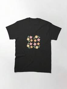 P.BA.PE. Camiseta con Cabeza de Simio, Camiseta Gráfica de Estrella con Estilo Retro Urbano, Camisetas de Algodón de Cuello Redondo y Corte Holgado, Ropa de Moda Diaria Unisex para Hombres y - Negro 1 - Ver 1