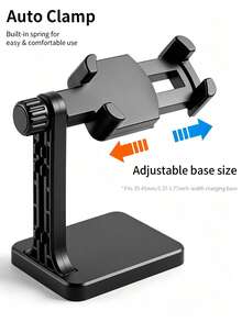2pcs Adjustable Smart Watch Charging Stand, Universal Rotating Watch Charger Base, Smart Watch Desktop Storage Rack, Black & White 2 Colors Available - Multicolor - View 8