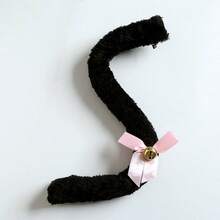 Holiday Role Play Plush Cat White Tail Accessory Cosplay Cat Tail Costume Realistic Prop Halloween Makeup Ball Party Accessory - Multi-color - View 9