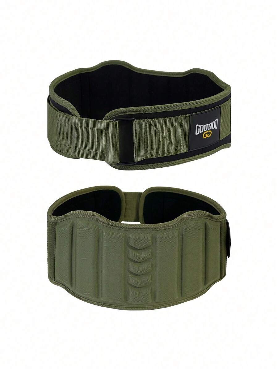 GOUNOD Cinturón de soporte lumbar protector para entrenamiento, cinturones de gimnasio de fuerza, cinturón de levantamiento de pesas personalizado para mujeres y hombres, accesorios de gimna