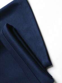 Celana Panjang Pria Desain Klasik, Celana Kerja Stretch Warna Polos, Gaya Mewah Elegan untuk Musim Semi & Musim Panas - Royal Blue - View 8
