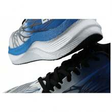 Blue Synthetic Men's Road Running Shoes, Lightweight Breathable Athletic Sneakers For Outdoor Training - Blue - View 6