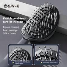 Sleek Black Detangling Comb-Instantly Clears Away Tangled Hair; Suitable For Wet Or Dry Use And Easy To Clean. - Multiple Styles - View 10