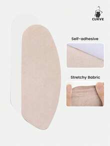 10pcs Unisex Invisible Anti-Chafing Thigh Bands With Curved Non-Woven Fabric Friction Protection Pads, Suitable For Inner Thighs And Calves, Providing Seamless Sweat-Absorbing Protection For Summer, Running And Dresses - Thin style - View 2