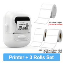 Marklife P50 Mini Portable Label Printer Support 12-50mm Self-Adhesive Labels Thermal Printer Sticker Printing Machine Pocket Inkless Bluetooth Adhesive Labels Maker Name Tag Labeller - Multicolor - View 9