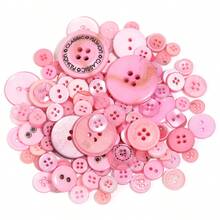 50g/Paket Kancing Resin Berbagai Ukuran, Cocok untuk Lukisan Kancing Buatan Tangan DIY, Paket Bahan Bunga Kancing, Kemeja, Sepatu, Topi, Pakaian, Kancing Jahit Bulat Buatan Tangan, Kancing Dekoratif, Aksesoris Jahit Buatan Tangan, Kerajinan DIY - Gaya campuran - View 12
