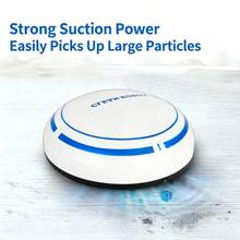 Smart Automatic Mini Robot Vacuum Cleaner, USB Rechargeable Household Sweeping Robot, Powerful Suction, Large Dust Box, Universal Wheel Full-Angle Movement, 3600mAh Long Lasting Battery, Lazy Home Cleaning Appliance - Smart Robot Vacuum - View 11