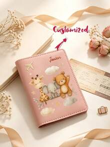 Personalized Passport Cover With Name, Travel Wallet And Passport Protector Gift, Travel Passport Holder Card Holder, Customized Travel Passport Cover - Multicolor - View 4