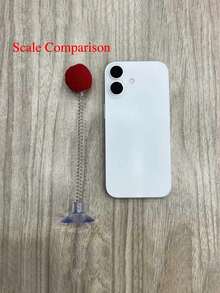 Fun Cat Toy, Includes Plush Ball, Metal Spring Teaser Wand And Suction Cup Base, Designed With Bright Colors, No Battery Required, Suitable For All Cat Breeds, Stimulates Cat's Hunting Instinct And Play Interest, Simulated Hunting Toy, Active Cat Toy, Plush Ball Toy, Indoor Cat Toy - Multicolor - View 6