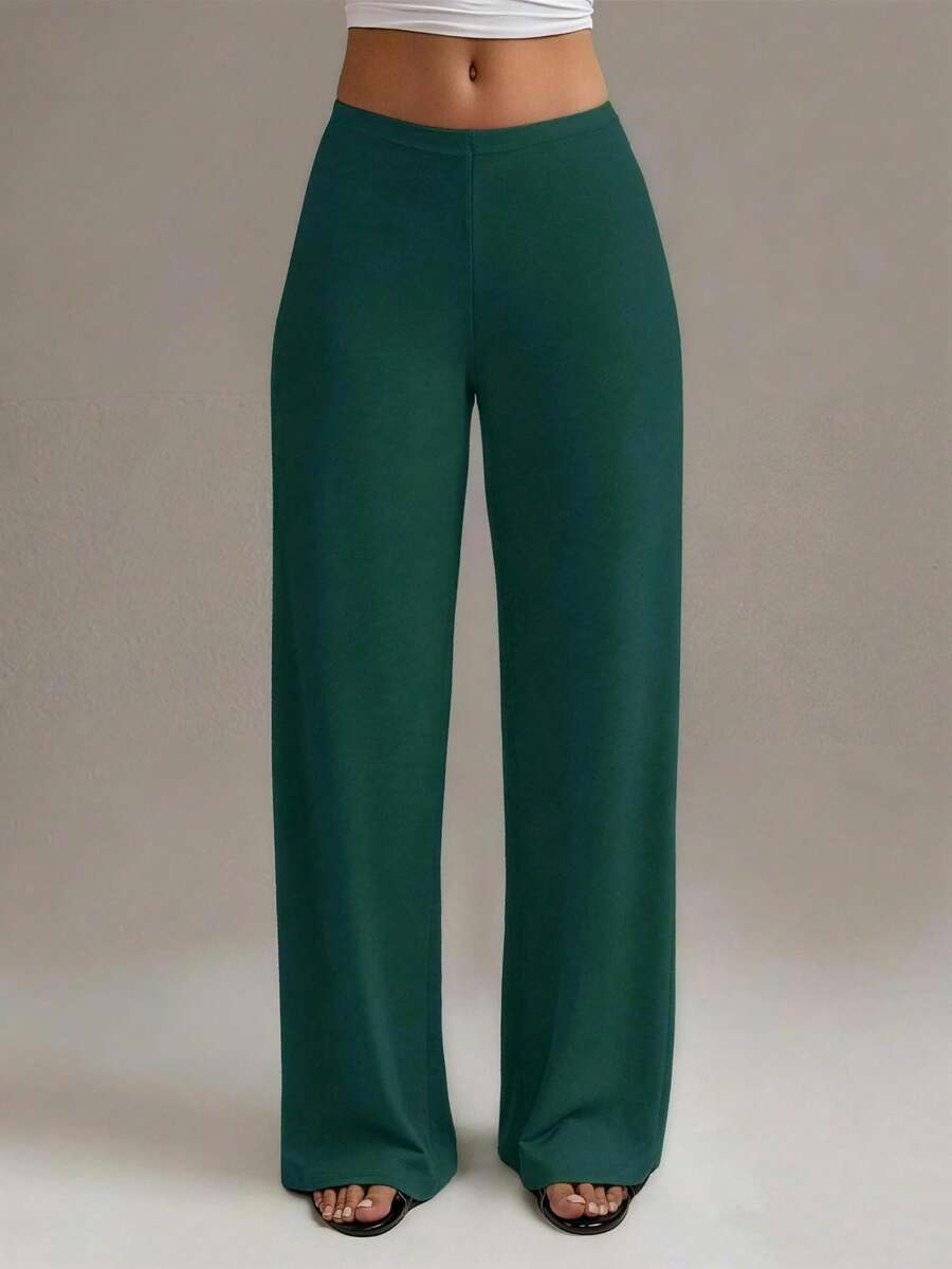Plus Size Women High Waist Straight Leg Pants, New Spring/Summer Design