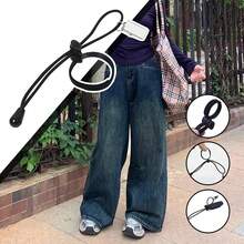 Adjustable Wide Leg Pants Hem Clips - Elastic Pant Leg Straps, Prevent Pants From Dragging On The Floor; Y2K Street Style Fashion Footwear Accessories, Invisible Pant Leg Fixing Clips, Suitable For Jeans, Wide Leg Pants And Fabric Decoration; Made Of Durable Plastic Material, Secure Fixation - Multicolor - View 4