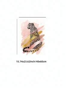 1/3pcs Frameless Leopard Print Pink Black Fashion Collage Wall Art, Chic Modern Luxe Jungle Print Posters, Unique Fun Home Decor For Bedroom, Living Room, Apartment, Dorm, Modern Room Decoration & Best Gift Choice - Multi-color - View 20
