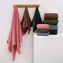 Towel & Bath Towel Sets - Black - View 5