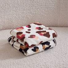 LCUHPCL 1pc American Retro 3D Embroidered Dual-Color Leopard Print Rectangular Pillow Case With Piping, Suitable For Living Room, Bedroom, Sofa, Car, Party, Restaurant And More - Redwood - View 5