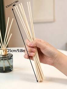 2/1pc Minimalist Aromatherapy Diffuser Base, Essential Oil Diffuser, Car Air Freshener, Car Decoration Accessory, Customizable Scent, Includes 10 Replacement Fragrance Sticks, Suitable For Car, Office, Kitchen And Indoor Aromatherapy Use - B - View 2