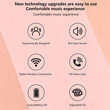 Wireless Headphones, Gerry 5.3 Bluetooth, Long Battery Life, Compatible With Computer/IPad/Smartphone, Wireless Headset For Music/Gaming - Khaki - View 3