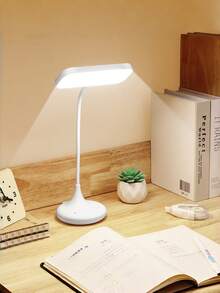 1pc LED Desk Lamp Reading Light, Stepless Dimming, 3 Color Modes, Rechargeable Touch Control, With Stand, 360° Flexible Gooseneck, Suitable For Home Office - Star - View 5