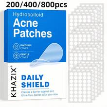 200/400/800pcs Hydrocolloid Acne Pimple Patch, Hydrocolloid Spot Stickers, Covering Zits And Defect, Nighttime Spot Stickers For Face - Round Transparent - View 7