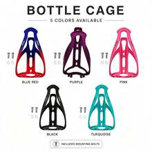 VXM Bicycle Water Bottle Cage Nylon Fiber Lightweight Mountain Bike Road Bike Water Bottle Holder Cycling Accessory - Multicolor - View 3