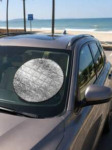 Steering Wheel Cover Sun Shade For Car, With Waterproof Car Seat Cover Protector, Foam Car Steering Wheel Sunshade, Foldable UV Protection Steering Wheel Cover, Car Seat Cover, Black Car Seat Cover, Front Seat Protector, Effectively Blocks Sunlight, Protects Steering Wheel, Suitable For Sedan And SUV, Easy To Carry, Ideal For Daily Commute, Travel And Camping - Multicolor - View 4