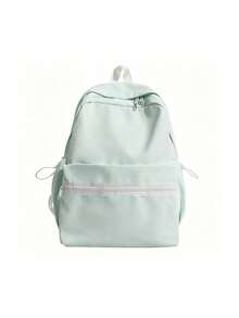 2026 Summer New Lightweight Large Capacity Solid Color Minimalist Ins Style Backpack For Women, Suitable For Outdoor, Hiking, Daily Commute - Multicolor - View 11