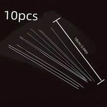 10/100pcs Beaded Needles With Tube, For Handmade Jewelry Sewing Tool Daily Use Needles - Beading Supplies & Jewelry Making - View 4