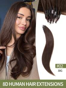 1b Rambut Manusia Lurus Hitam Alami dengan Ujung I, Ekstensi Rambut Ujung I Tak Terlihat dengan Ikatan Keratin, Aksesori Konser Liburan, Perlengkapan Perjalanan Musim Panas - S2 - View 1