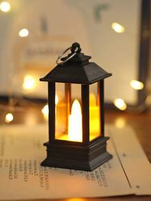 1pc Home Decoration Mini Retro Decor Lantern Light, With Battery, Indoor Room Desktop Decoration Night Light, Mini Wind Light, Suitable For Festivals, Parties, Christmas Decor, Bedroom Decor LED Candle Light, Christmas Decor Light, Gift For Friends - House-shaped Lantern - View 16