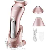 Hatteker 3-In-1 Multifunctional Women's Electric Shaver, Full Body Waterproof Epilator With Storage Base - View 7