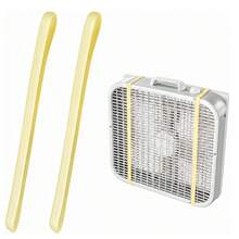 Box Fan Filter Holder Straps, 2 Pcs Elastic Latex Bands For 20-Inch Box Fans And 20x20x1 Filters, Secure DIY Fan Filter Attachment For Home, Garage & Workshop - A - View 2