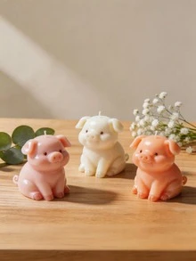 Cute Sitting Pig Silicone Mold, Candle Mold - 3D Pig Design, Suitable For DIY Candles, Resin Crafts, Soap Making - Reusable And Easy To Demold - Handmade Gifts, Home Decor, Birthday Party Decoration - Sitting Pig - View 4