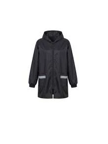 Hooded Waterproof Apron, Practical Minimalist Panda Print Design, Windproof And Oil-Resistant, Reflective Strip For Safety, Suitable For Cooking, Cycling, And Daily Chores! - Women's Raincoat - View 14