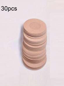 10/30/60/100pcs Disposable Invisible Nipple Covers, Standard Size 6cm, Seamless Breast Petals For Party Dresses - Apricot - View 12