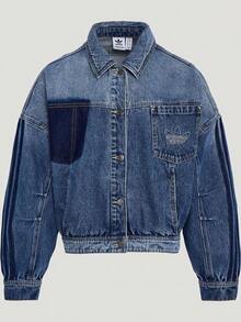 Adidas Originals 女款 JACKET W 牛仔夾克 KR5042 - 藍色 - 查看 2