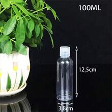5Pcs Plastic Squeeze Bottle With Flip Cap PET Lotion Shampoo Bottle Empty Cosmetic Sample Container Travel - White - View 8