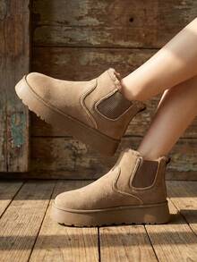 Women Ankle Boots & Booties - Khaki - View 3