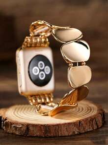1pc Women's Silver Cat Eye Stone Bracelet Watch Band Suitable For 38/40/41/42/44/45/49 (Watch Not Included) - Multicolor - View 13
