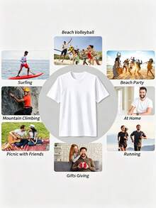 Camiseta de Retrato de Celebridad para Hombre H-elge S-chneider - Camiseta de Manga Corta con Cuello Redondo y Estampado de Artista H-elge & S-chneider, Tela Premium Adecuada para Fanáticos - Blanco - Ver 7
